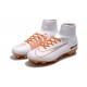 Chaussures de Foot Nike Mercurial Superfly V FG Blanc Or