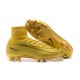 Nouveau Chaussures de Football Mercurial Superfly V FG Or Noir