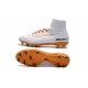 Chaussures de Foot Nike Mercurial Superfly V FG Blanc Or