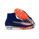 Chaussures de Foot Nike Mercurial Superfly V FG Bleu Royal Chrome Carmin