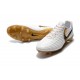 Chaussures pour Hommes Nike Tiempo Legend VII FG Blanc Or Noir