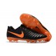 Chaussures pour Hommes Nike Tiempo Legend VII FG Noir Orange