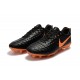Chaussures pour Hommes Nike Tiempo Legend VII FG Noir Orange