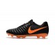 Chaussures pour Hommes Nike Tiempo Legend VII FG Noir Orange