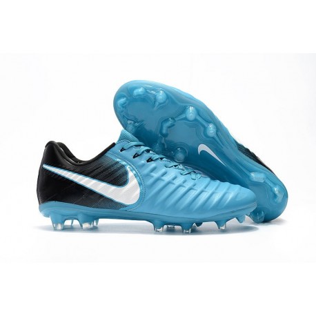 Chaussures pour Hommes Nike Tiempo Legend VII FG Bleu Gamma Blanc Obsidienne Bleu Glacier