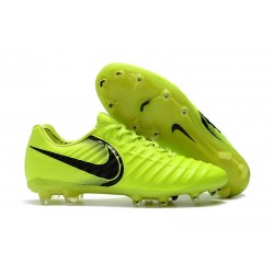 Chaussures pour Hommes Nike Tiempo Legend VII FG Volt Noir