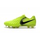 Chaussures pour Hommes Nike Tiempo Legend VII FG Volt Noir