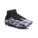 Nouveau Chaussures de Football Mercurial Superfly V FG Camouflage Gris Noir