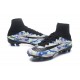 Chaussures de Foot Nike Mercurial Superfly V FG Camouflage Bleu Noir