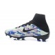 Chaussures de Foot Nike Mercurial Superfly V FG Camouflage Bleu Noir