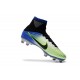 Chaussures de Foot Nike Mercurial Superfly V FG Bleu Noir Chrome Volt