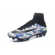 Chaussures de Foot Nike Mercurial Superfly V FG Camouflage Bleu Noir