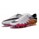 Pas Cher Crampons Nike Hypervenom Phantom FG Blanc Orange Rose Noir