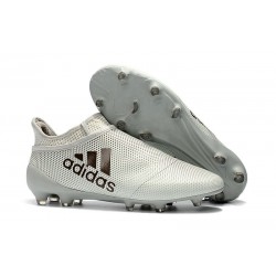 Nouveau Chaussure adidas X 17+ Purespeed FG Blanc Noir