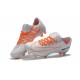 Nouvelles Nike Mercurial Vapor 11 FG Crampons de Football pour Hommes Blanc Orange