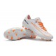 Nouvelles Nike Mercurial Vapor 11 FG Crampons de Football pour Hommes Blanc Orange