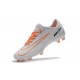 Nouvelles Nike Mercurial Vapor 11 FG Crampons de Football pour Hommes Blanc Orange