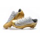 Nouveau Nike - Mercurial Vapor XI FG Chaussures De Foot Or Blanc