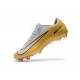 Nouveau Nike - Mercurial Vapor XI FG Chaussures De Foot Or Blanc