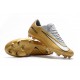 Nouveau Nike - Mercurial Vapor XI FG Chaussures De Foot Or Blanc