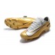 Nouveau Nike - Mercurial Vapor XI FG Chaussures De Foot Or Blanc