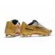 Nouveau Nike - Mercurial Vapor XI FG Chaussures De Foot Or Blanc