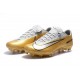 Nouveau Nike - Mercurial Vapor XI FG Chaussures De Foot Or Blanc