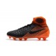 Nouvelles Chaussures de football Nike Magista Obra 2 FG Noir Blanc Rouge Université