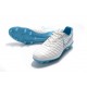 Chaussures pour Hommes Nike Tiempo Legend VII FG Blanc Bleu