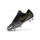 Nouvelles Nike Mercurial Vapor 11 FG Crampons de Football pour Hommes Noir Blanc Or