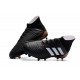 Nouvelles Crampons Football adidas Predator 18.1 FG Noir Blanc Or