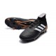 Nouvelles Crampons Football adidas Predator 18.1 FG Noir Blanc Or