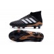 Nouvelles Crampons Football adidas Predator 18.1 FG Noir Blanc Or