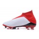 Nouvelles Crampons Foot adidas Predator 18+ FG Blanc Noir Rouge