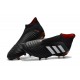 Nouvelles Crampons Foot adidas Predator 18+ FG Noir Blanc Rouge