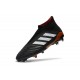 Nouvelles Crampons Foot adidas Predator 18+ FG Noir Blanc Rouge