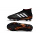 Nouvelles Crampons Foot adidas Predator 18+ FG Noir Blanc Rouge