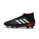 Nouvelles Crampons Foot adidas Predator 18+ FG Noir Blanc Rouge