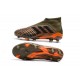 Nouvelles Crampons Foot adidas Predator 18+ FG Olive Noir Orange Vif