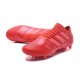 Chaussures Pour Hommes - Nouveau adidas Nemeziz 17+ 360 Agility FG Rouge Rose