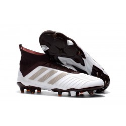 Nouvelles Crampons Football adidas Predator 18.1 FG Brun Blanc