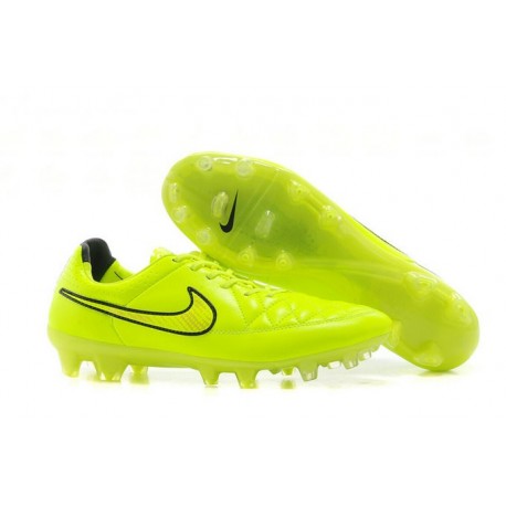 2014/2015 Chaussures Nike Tiempo Legend V FG Homme Vert