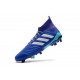 Nouvelles Crampons Football adidas Predator 18.1 FG Bleu Blanc