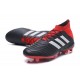 Nouvelles Crampons Football adidas Predator 18.1 FG Noir Rouge Blanc