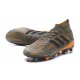 Nouvelles Crampons Football adidas Predator 18.1 FG Olive Noir Orange Vif