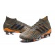 Nouvelles Crampons Football adidas Predator 18.1 FG Olive Noir Orange Vif