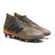 Nouvelles Crampons Football adidas Predator 18.1 FG Olive Noir Orange Vif