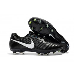 Chaussures pour Hommes Nike Tiempo Legend VII FG Noir Blanc