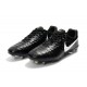 Chaussures pour Hommes Nike Tiempo Legend VII FG Noir Blanc