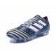 Adidas Nemeziz Messi 17.1 FG - Chaussures Foot Pas Cher Gris Noir Bleu